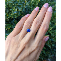 2.19 Ct. Blue Sapphire from Ceylon (Sri Lanka) Life Style