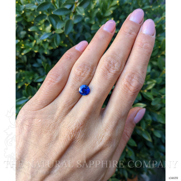 2.19 Ct. Blue Sapphire from Ceylon (Sri Lanka)