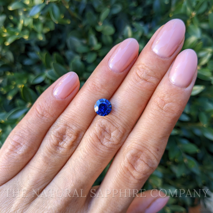 2.19 Ct. Blue Sapphire from Ceylon (Sri Lanka)