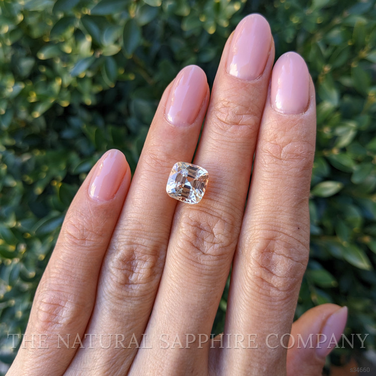 5.62 Ct. Peach Sapphire from Ceylon (Sri Lanka)