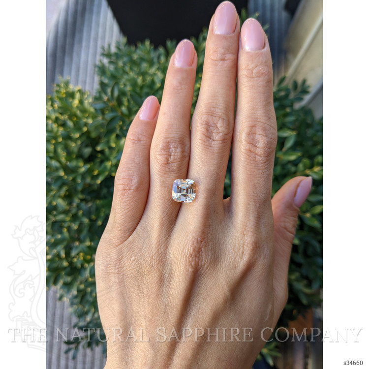 5.62 Ct. Peach Sapphire from Ceylon (Sri Lanka)