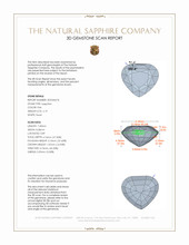 2.19 Ct. Pink Sapphire from Ceylon (Sri Lanka) 3 D Scan Report