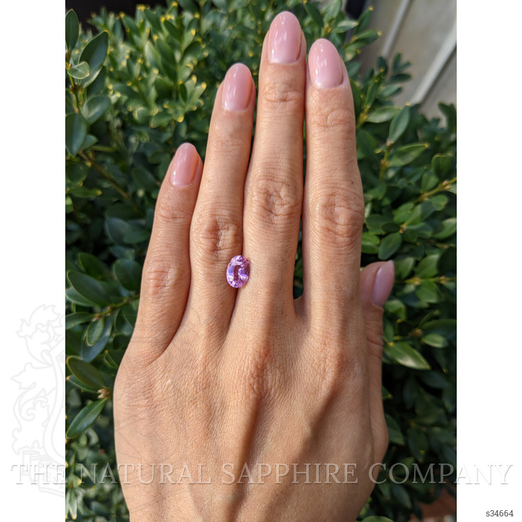 2.04 Ct. Pink Sapphire from Ceylon (Sri Lanka)