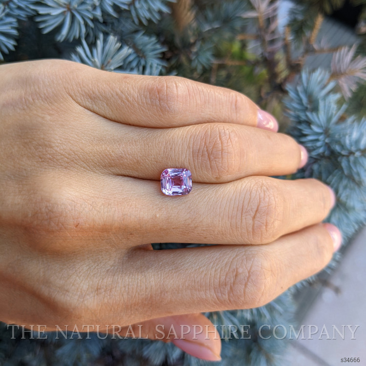2.05 Ct. Purplish Pink Sapphire from Ceylon (Sri Lanka)