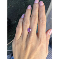 2.05 Ct. Purplish Pink Sapphire from Ceylon (Sri Lanka) Life Style