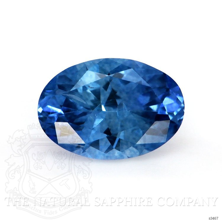 0.74 Ct. Blue Sapphire from Ceylon (Sri Lanka)