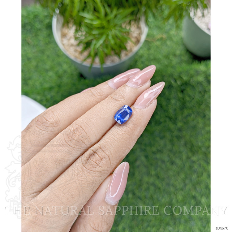 3.03 Ct. Blue Sapphire from Ceylon (Sri Lanka)