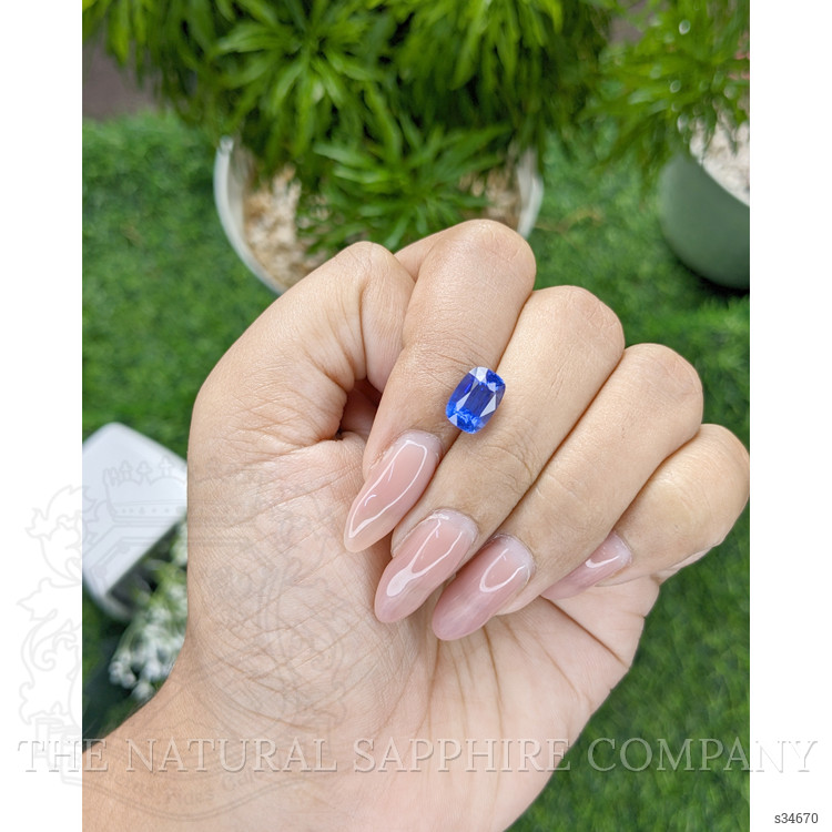3.03 Ct. Blue Sapphire from Ceylon (Sri Lanka)