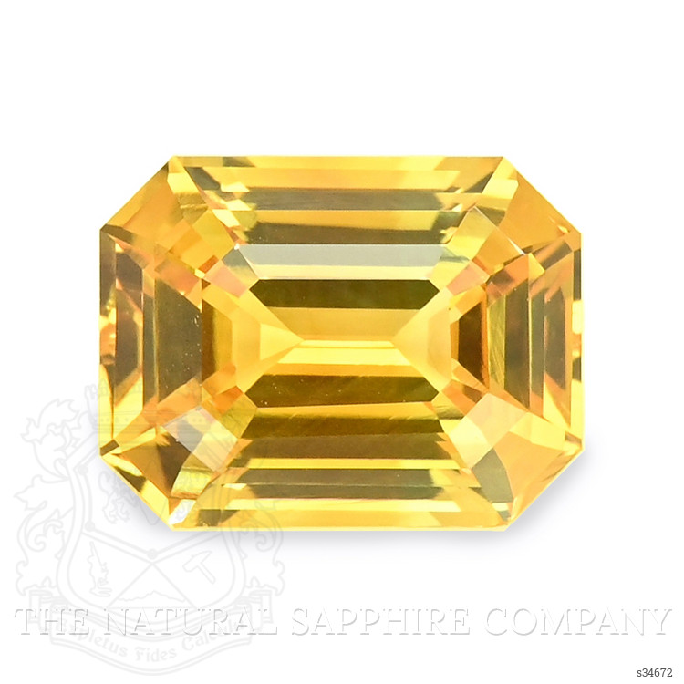4.05 Ct. Yellowish Orange Sapphire from Ceylon (Sri Lanka)