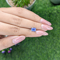 1.62 Ct. Blue Sapphire from Ceylon (Sri Lanka) Life Style