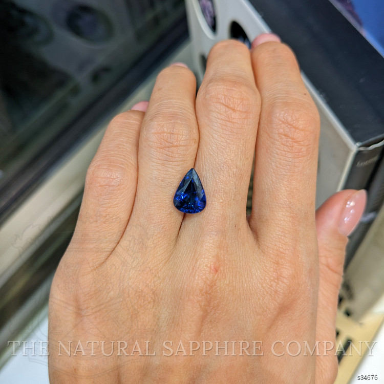 4.07 Ct. Blue Sapphire from West Africa