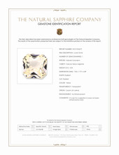3.04 Ct. Yellow Sapphire from Ceylon (Sri Lanka) Scan Report