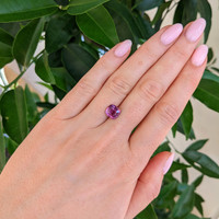 3.00 Ct. Purplish Pink Sapphire from Ceylon (Sri Lanka) Life Style