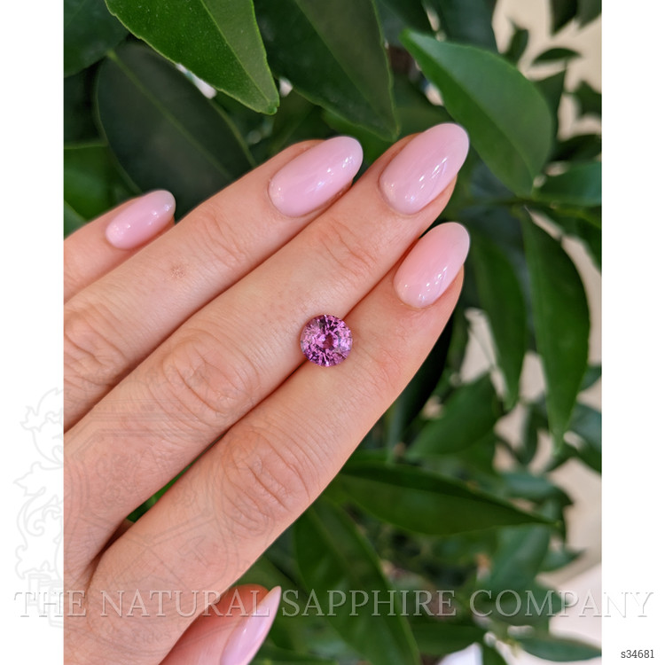 2.38 Ct. Purplish Pink Sapphire from Ceylon (Sri Lanka)