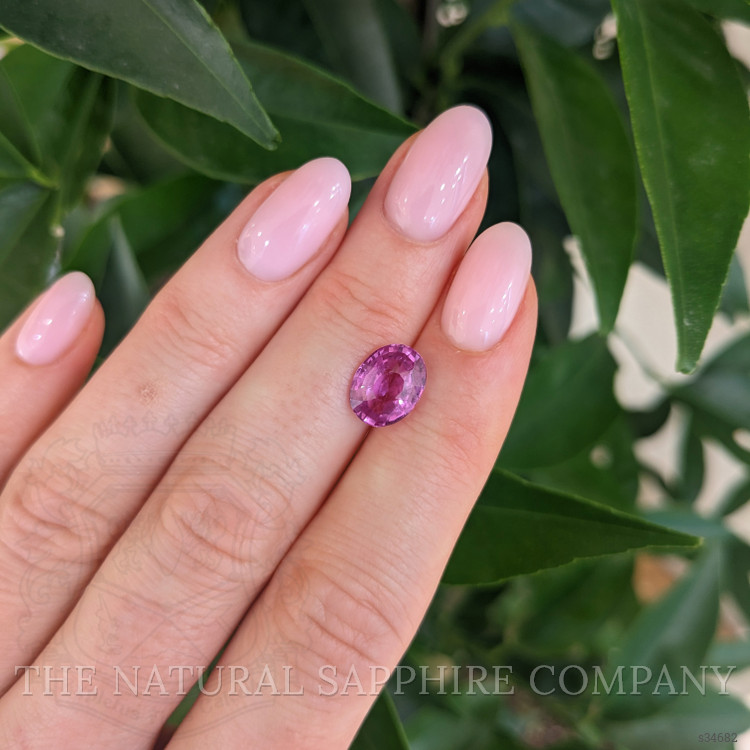 3.03 Ct. Pink Sapphire from Ceylon (Sri Lanka)