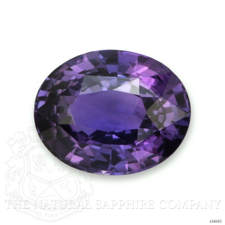 4.05 Ct. Purple Sapphire from Ceylon (Sri Lanka)