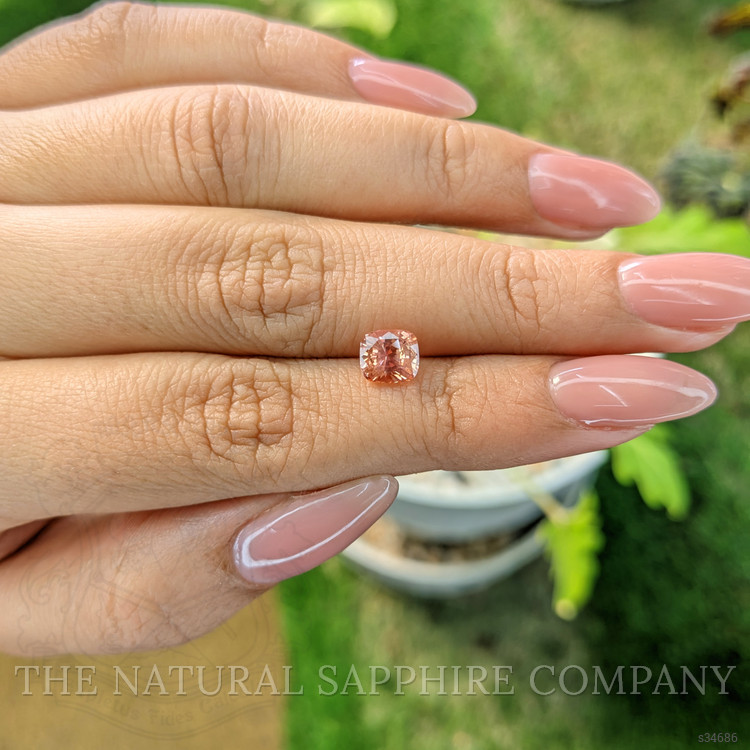 1.53 Ct. Padparadscha Sapphire from Ceylon (Sri Lanka)
