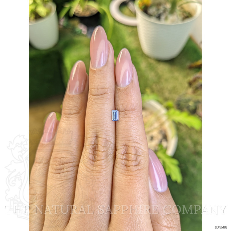 0.36 Ct. Blue Sapphire from Ceylon (Sri Lanka)