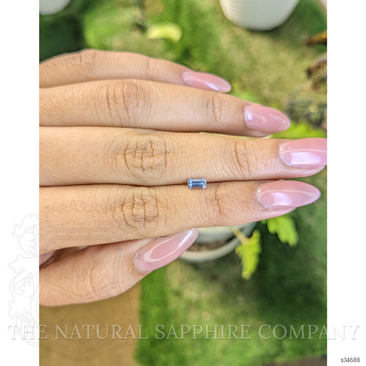 0.36 Ct. Blue Sapphire from Ceylon (Sri Lanka)