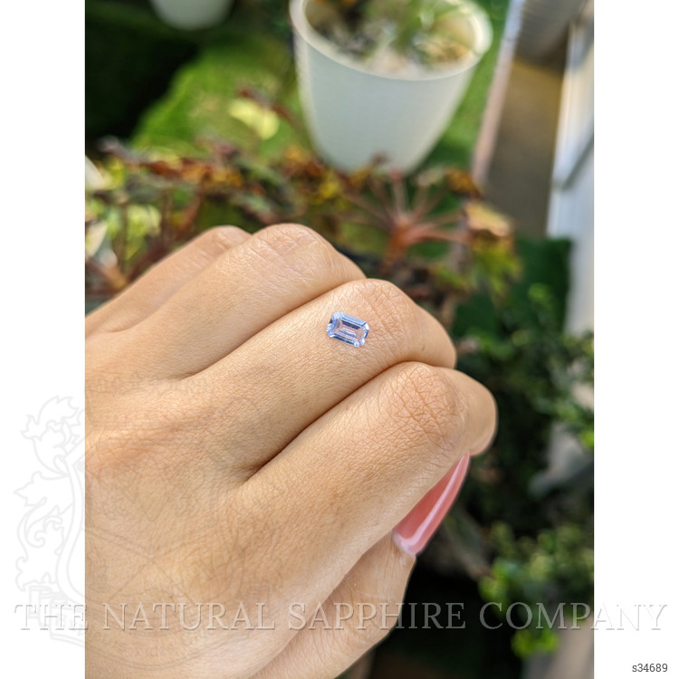 0.50 Ct. Blue Sapphire from Ceylon (Sri Lanka)