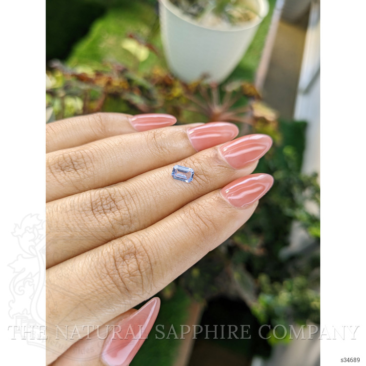 0.50 Ct. Blue Sapphire from Ceylon (Sri Lanka)