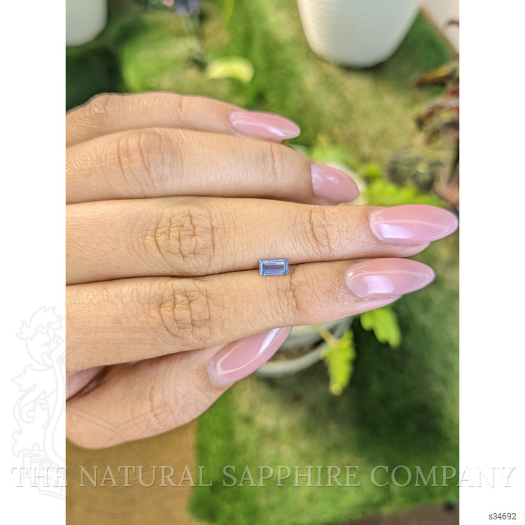 0.43 Ct. Blue Sapphire from Ceylon (Sri Lanka)