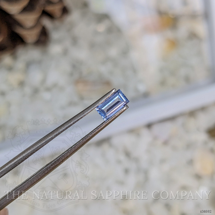 0.43 Ct. Blue Sapphire from Ceylon (Sri Lanka)