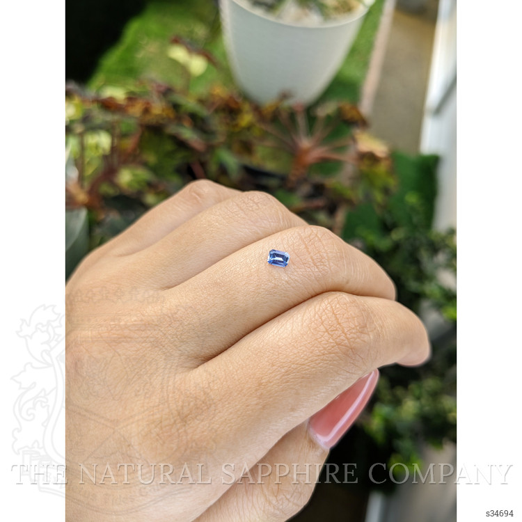 0.22 Ct. Blue Sapphire from Ceylon (Sri Lanka)