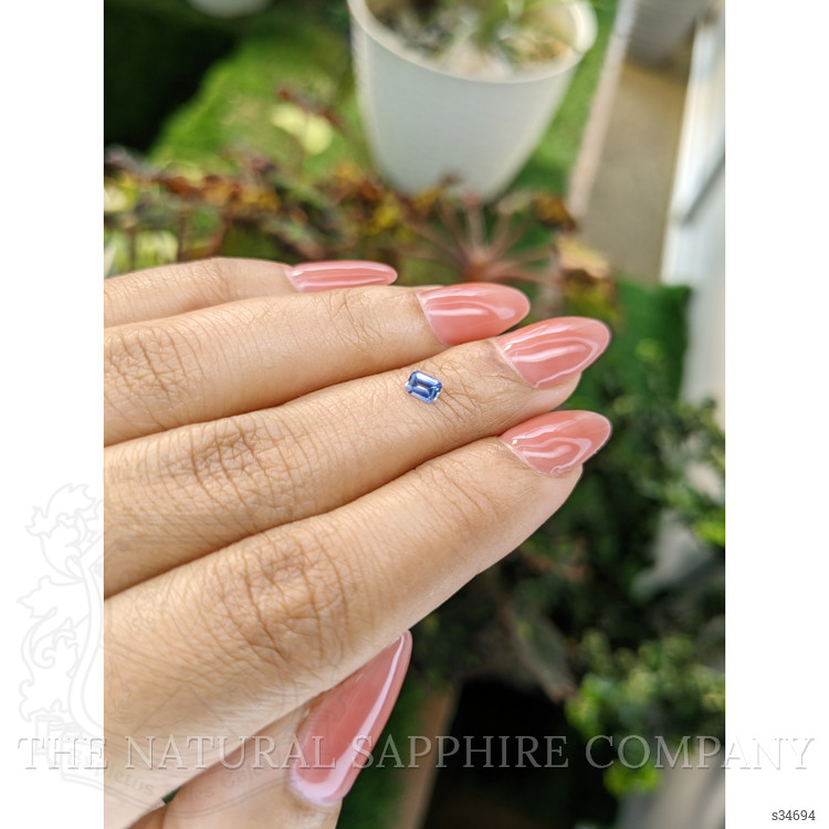 0.22 Ct. Blue Sapphire from Ceylon (Sri Lanka)