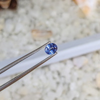 0.44 Ct. Blue Sapphire from Ceylon (Sri Lanka) Life Style