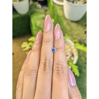0.42 Ct. Blue Sapphire from Ceylon (Sri Lanka) Life Style