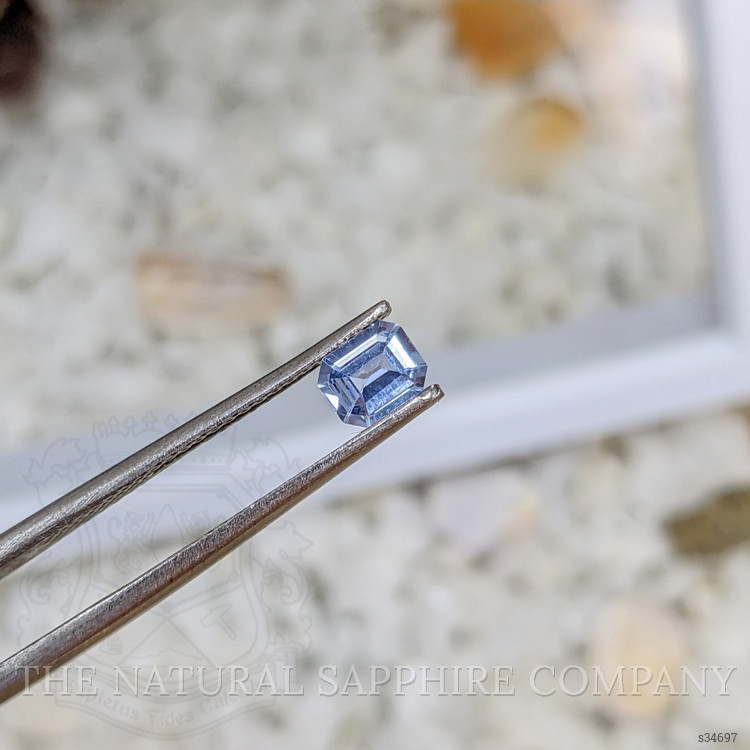 0.42 Ct. Blue Sapphire from Ceylon (Sri Lanka)