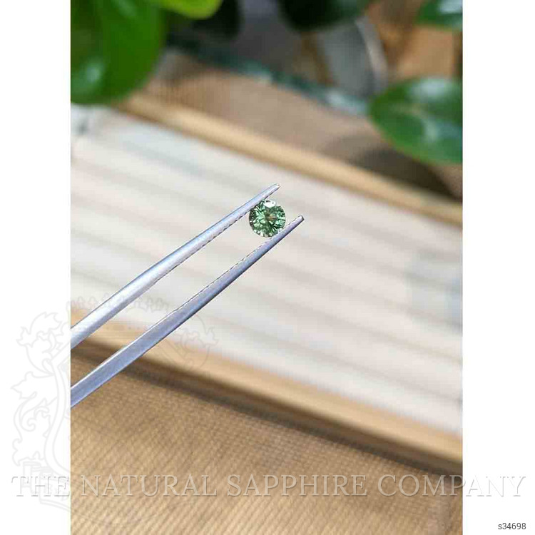 0.61 Ct. Green Sapphire from Madagascar