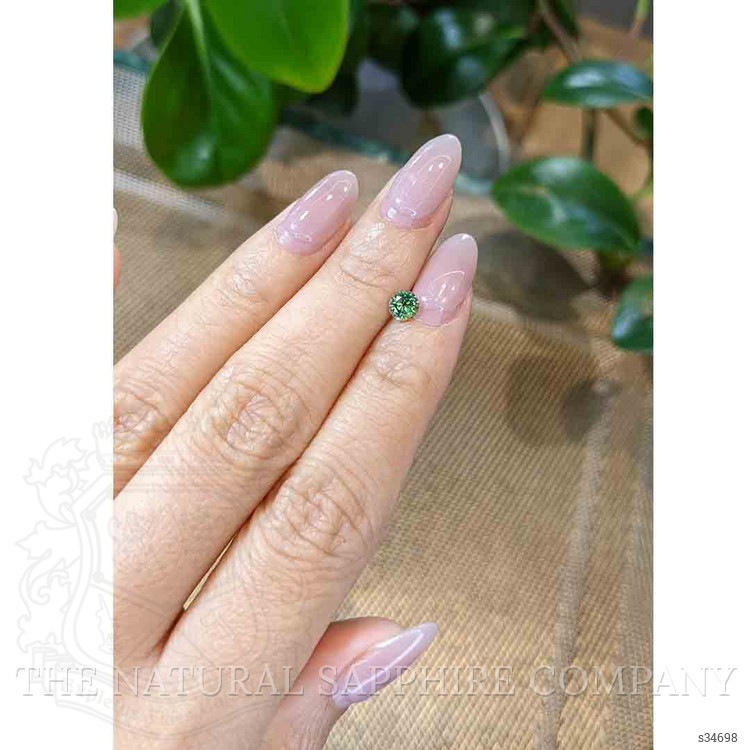 0.61 Ct. Green Sapphire from Madagascar