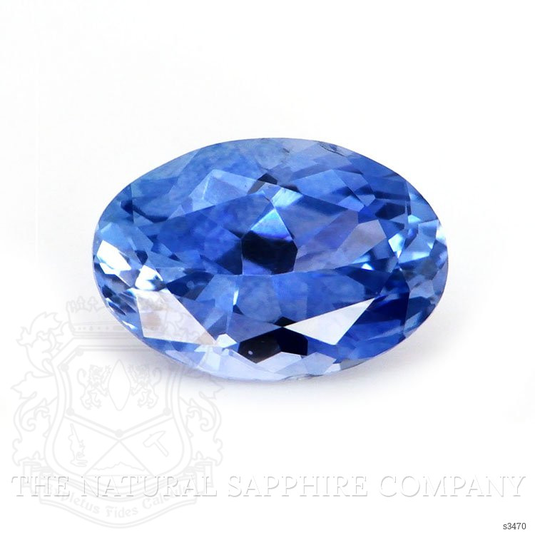 0.76 Ct. Blue Sapphire from Ceylon (Sri Lanka)
