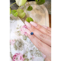 1.48 Ct. Blue Sapphire from Ceylon (Sri Lanka) Life Style