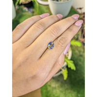 1.85 Ct. Bi Color Sapphire from Ceylon (Sri Lanka) Life Style