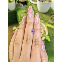 1.06 Ct. Pinkish Purple Sapphire from Ceylon (Sri Lanka) Life Style