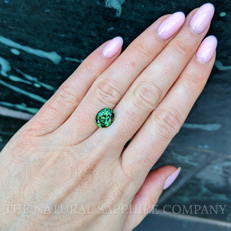 4.05 Ct. Green Sapphire from Kenya
