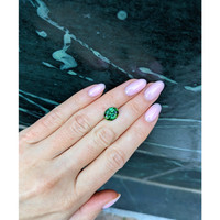 4.05 Ct. Green Sapphire from Kenya Life Style