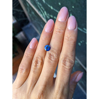 1.37 Ct. Blue Sapphire from Ceylon (Sri Lanka) Life Style