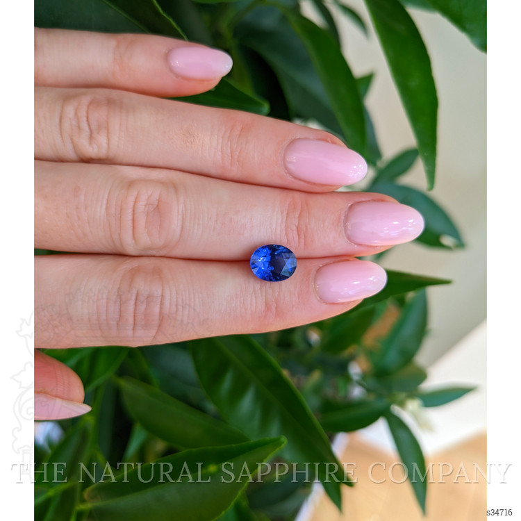 3.00 Ct. Blue Sapphire from Ceylon (Sri Lanka)