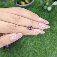 2.13 Ct. Pinkish Purple Sapphire from Africa Life Style