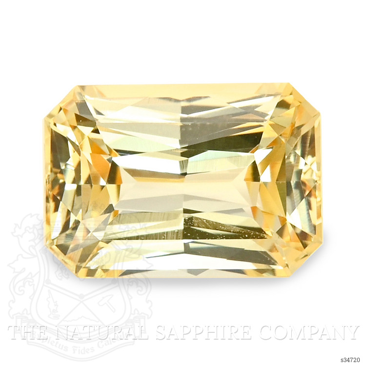 2.10 Ct. Orangish Yellow Sapphire from Ceylon (Sri Lanka)