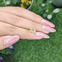 2.10 Ct. Orangish Yellow Sapphire from Ceylon (Sri Lanka) Life Style