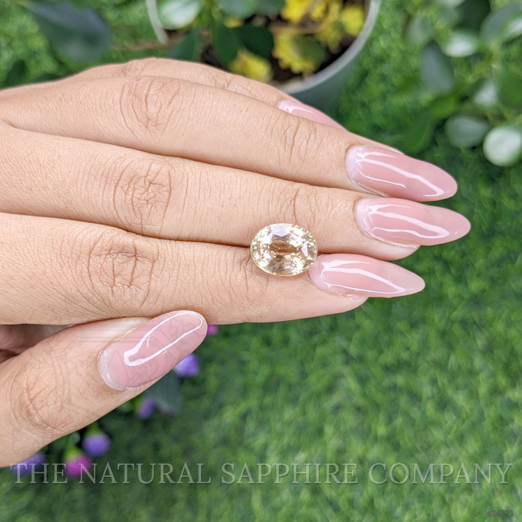 5.44 Ct. Yellowish Brown Sapphire from Africa