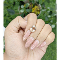 5.44 Ct. Yellowish Brown Sapphire from Africa Life Style