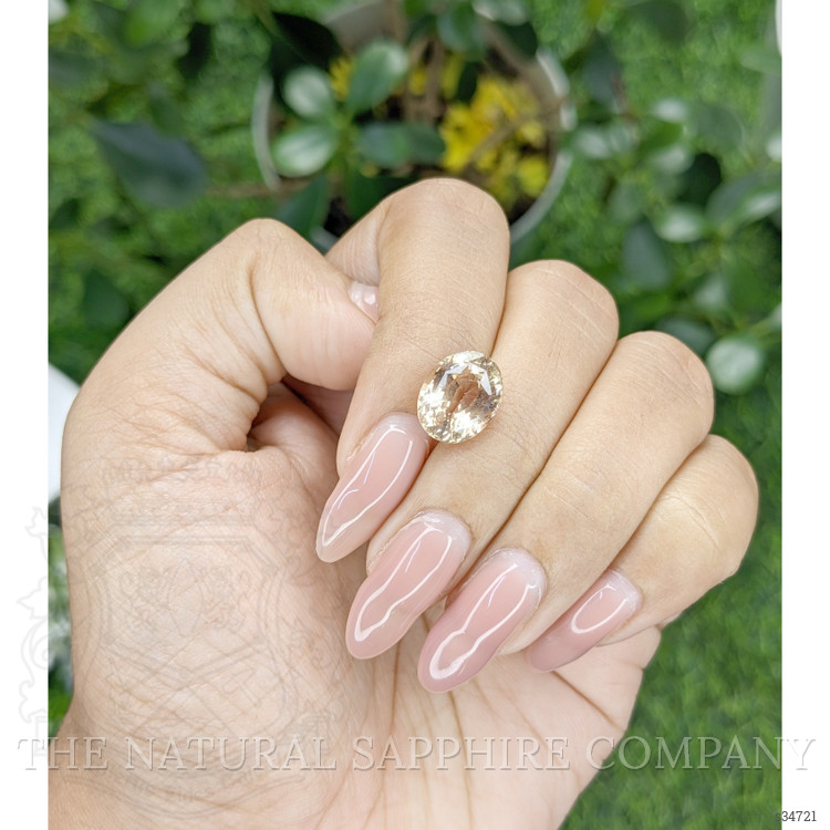 5.44 Ct. Yellowish Brown Sapphire from Africa