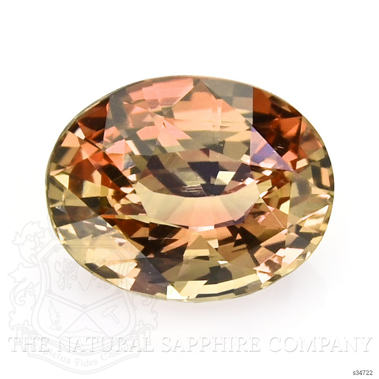 1.12 Ct. Pinkish Brown Sapphire from Africa