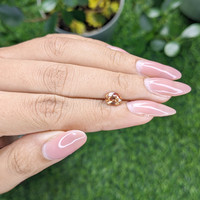 1.12 Ct. Pinkish Brown Sapphire from Africa Life Style